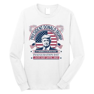 Donald Trump Wins 47th President 2024 Potus Inauguration Long Sleeve Shirt