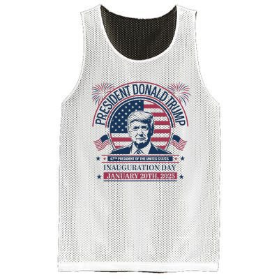 Donald Trump Wins 47th President 2024 Potus Inauguration Mesh Reversible Basketball Jersey Tank