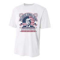 Donald Trump Wins 47th President 2024 Potus Inauguration Performance Sprint T-Shirt