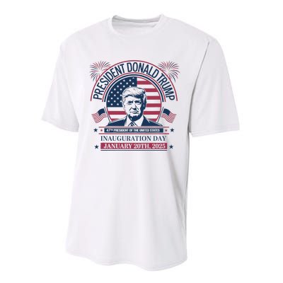 Donald Trump Wins 47th President 2024 Potus Inauguration Performance Sprint T-Shirt