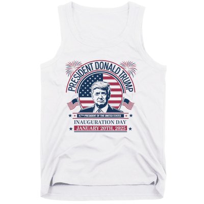 Donald Trump Wins 47th President 2024 Potus Inauguration Tank Top