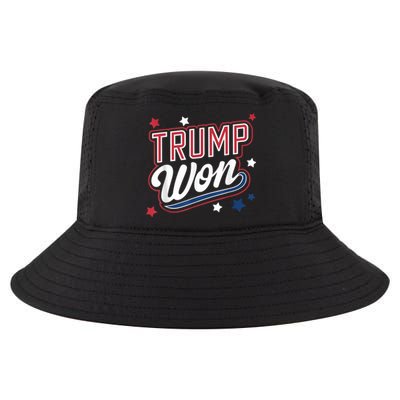 Donald Trump Won 2024 Election Republican Win Trump Won 2024 Cool Comfort Performance Bucket Hat