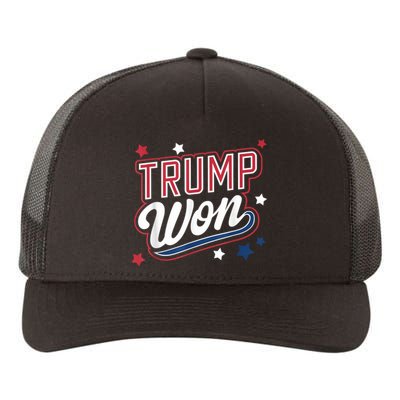 Donald Trump Won 2024 Election Republican Win Trump Won 2024 Yupoong Adult 5-Panel Trucker Hat