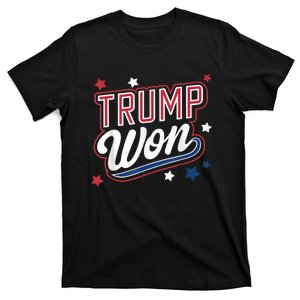 Donald Trump Won 2024 Election Republican Win Trump Won 2024 T-Shirt