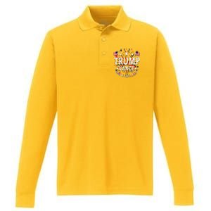 Donald Trump Won 2024 Election Inauguration Performance Long Sleeve Polo