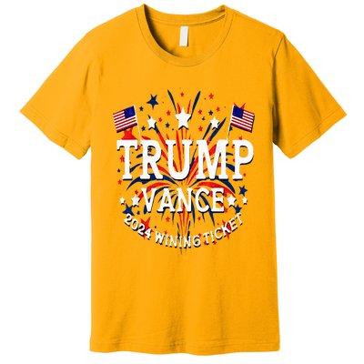 Donald Trump Won 2024 Election Inauguration Premium T-Shirt