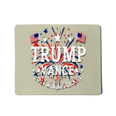 Donald Trump Won 2024 Election Inauguration Mousepad