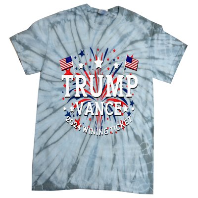 Donald Trump Won 2024 Election Inauguration Tie-Dye T-Shirt