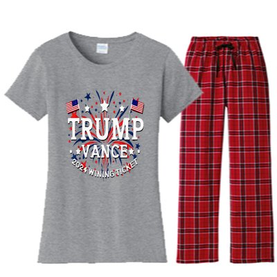 Donald Trump Won 2024 Election Inauguration Women's Flannel Pajama Set