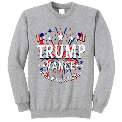 Donald Trump Won 2024 Election Inauguration Tall Sweatshirt