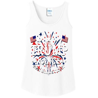 Donald Trump Won 2024 Election Inauguration Ladies Essential Tank