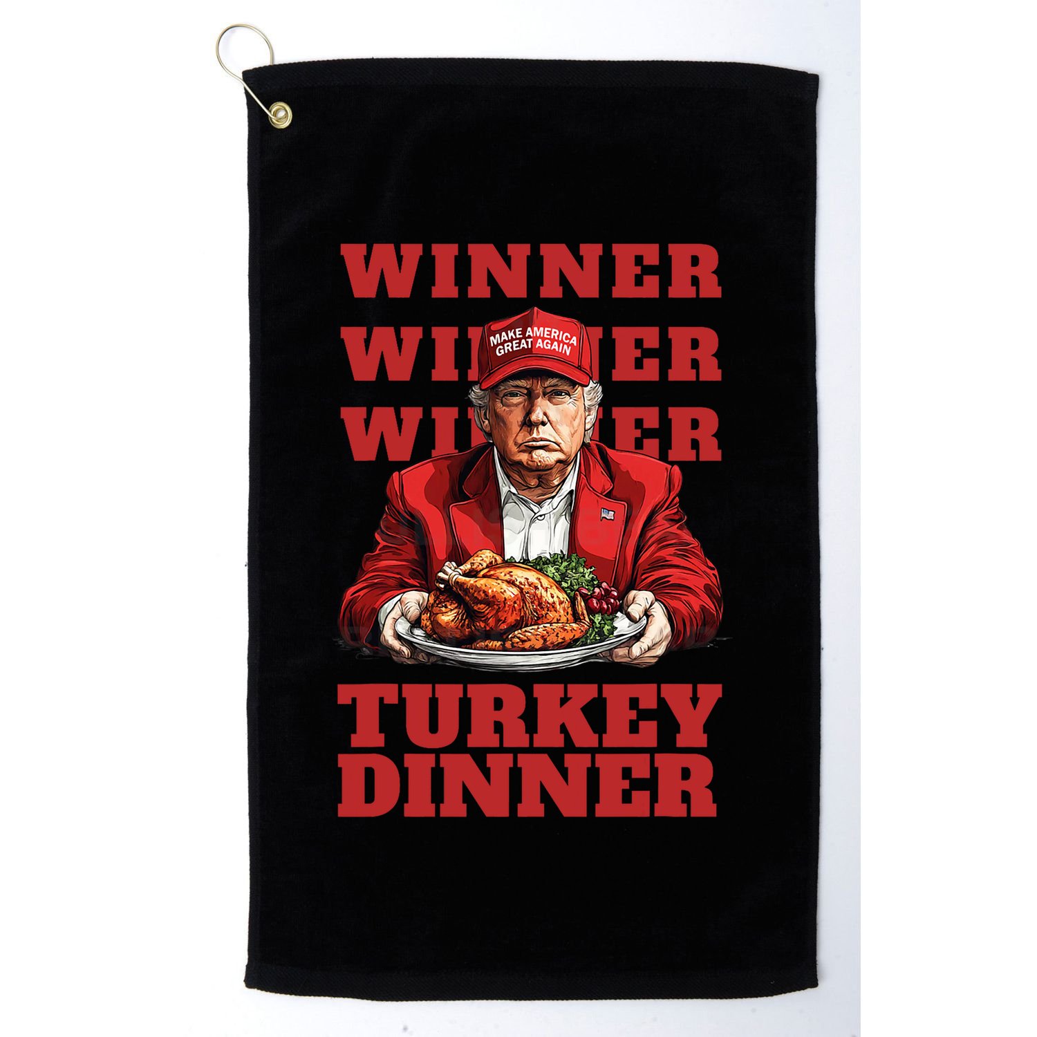 Donald Trump Winner Chicken Dinner President Trump Golf Towel