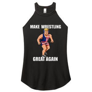 Donald Trump Wrestling Gift Women's Perfect Tri Rocker Tank