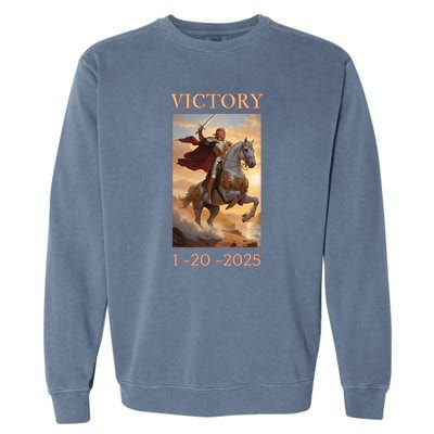 Donald Trump Won Inauguration Maga Garment-Dyed Sweatshirt