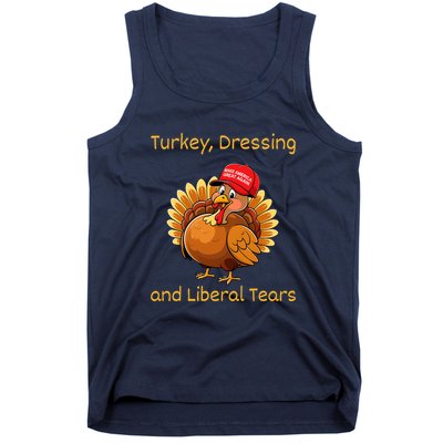 Donald Trump Won Thanksgiving Turkey Dressing Liberal Tears Tank Top