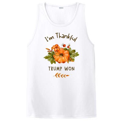 Donald Trump Won Thanksgiving Thankful Election 2024 PosiCharge Competitor Tank