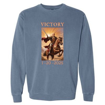 Donald Trump Won Inauguration Maga Garment-Dyed Sweatshirt