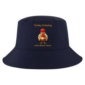 Donald Trump Won Thanksgiving Turkey Dressing Liberal Tears Cool Comfort Performance Bucket Hat