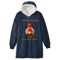 Donald Trump Won Thanksgiving Turkey Dressing Liberal Tears Hooded Wearable Blanket