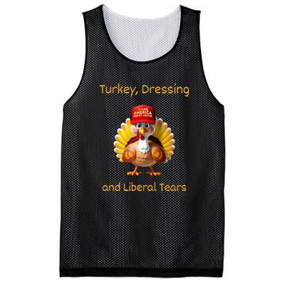 Donald Trump Won Thanksgiving Turkey Dressing Liberal Tears Mesh Reversible Basketball Jersey Tank