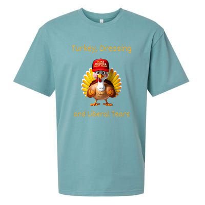 Donald Trump Won Thanksgiving Turkey Dressing Liberal Tears Sueded Cloud Jersey T-Shirt