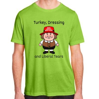 Donald Trump Won Thanksgiving Turkey Dressing Liberal Tears Adult ChromaSoft Performance T-Shirt