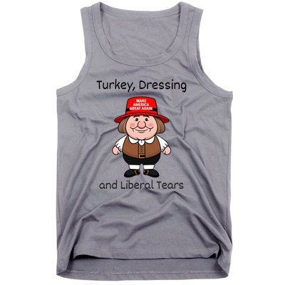 Donald Trump Won Thanksgiving Turkey Dressing Liberal Tears Tank Top