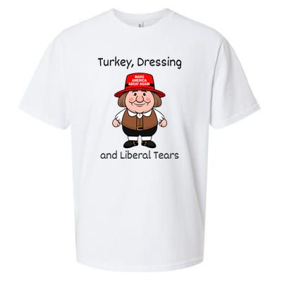 Donald Trump Won Thanksgiving Turkey Dressing Liberal Tears Sueded Cloud Jersey T-Shirt