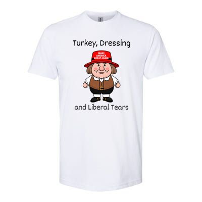 Donald Trump Won Thanksgiving Turkey Dressing Liberal Tears Softstyle CVC T-Shirt