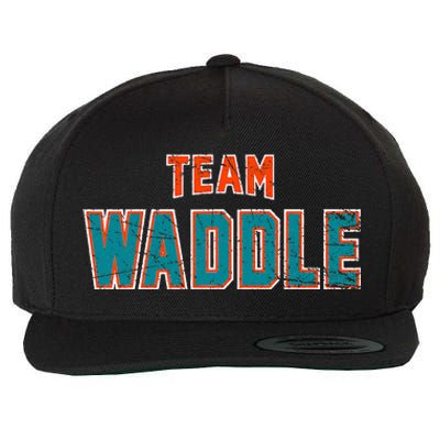 Distressed Team Waddle Surname Proud Family Last Name Wool Snapback Cap