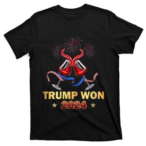 Donald Trump Won 2024 Election Inauguration Victory T-Shirt