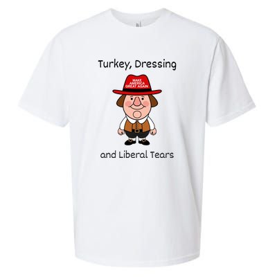 Donald Trump Won Thanksgiving Turkey Dressing Liberal Tears Sueded Cloud Jersey T-Shirt