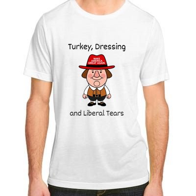 Donald Trump Won Thanksgiving Turkey Dressing Liberal Tears Adult ChromaSoft Performance T-Shirt