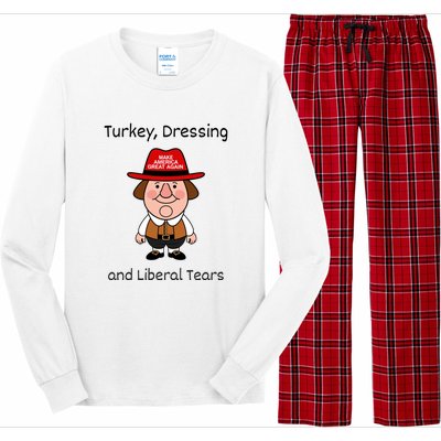 Donald Trump Won Thanksgiving Turkey Dressing Liberal Tears Long Sleeve Pajama Set