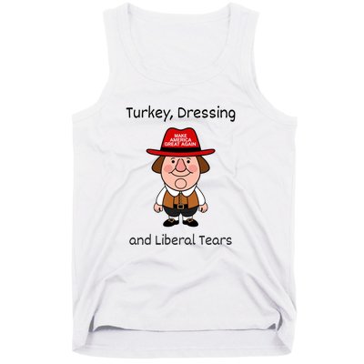 Donald Trump Won Thanksgiving Turkey Dressing Liberal Tears Tank Top