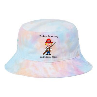 Donald Trump Won Thanksgiving Turkey Dressing Liberal Tears Tie Dye Newport Bucket Hat