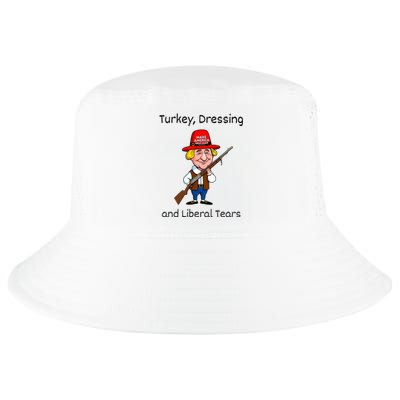 Donald Trump Won Thanksgiving Turkey Dressing Liberal Tears Cool Comfort Performance Bucket Hat