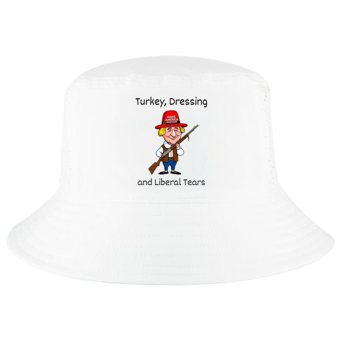 Donald Trump Won Thanksgiving Turkey Dressing Liberal Tears Cool Comfort Performance Bucket Hat