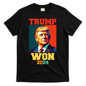 Donald Trump Won 2024 Election Inauguration T-Shirt