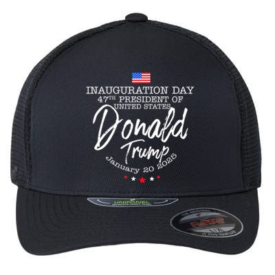 Donald Trump Won 2024 Election Inauguration Funny Gift Flexfit Unipanel Trucker Cap