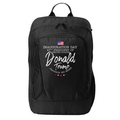 Donald Trump Won 2024 Election Inauguration Funny Gift City Backpack