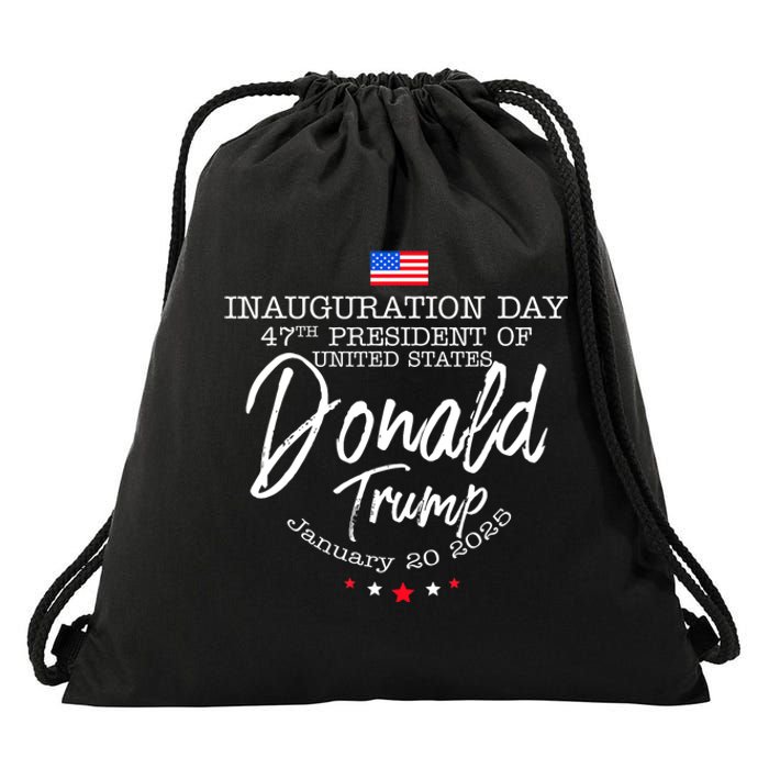 Donald Trump Won 2024 Election Inauguration Funny Gift Drawstring Bag