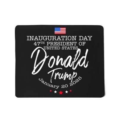 Donald Trump Won 2024 Election Inauguration Funny Gift Mousepad