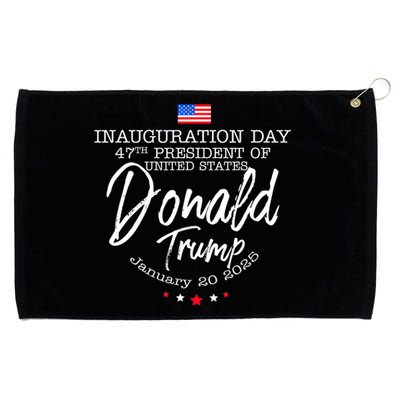 Donald Trump Won 2024 Election Inauguration Funny Gift Grommeted Golf Towel