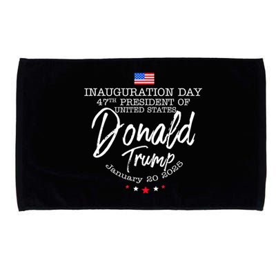 Donald Trump Won 2024 Election Inauguration Funny Gift Microfiber Hand Towel