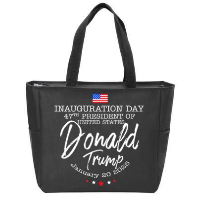 Donald Trump Won 2024 Election Inauguration Funny Gift Zip Tote Bag