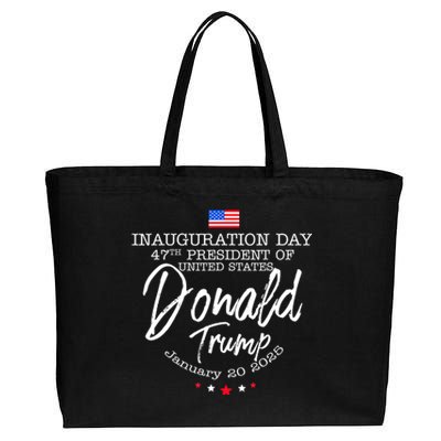 Donald Trump Won 2024 Election Inauguration Funny Gift Cotton Canvas Jumbo Tote