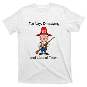 Donald Trump Won Thanksgiving Turkey Dressing Liberal Tears T-Shirt