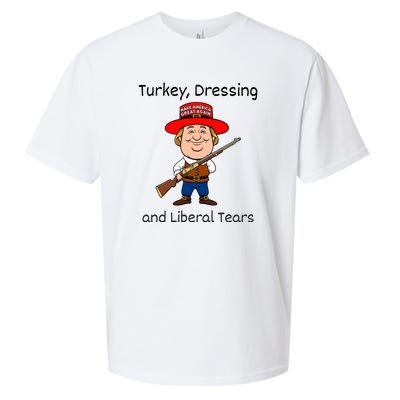 Donald Trump Won Thanksgiving Turkey Dressing Liberal Tears Sueded Cloud Jersey T-Shirt