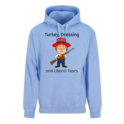 Donald Trump Won Thanksgiving Turkey Dressing Liberal Tears Unisex Surf Hoodie